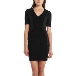 Rag & Bone Black Lamb Leather Vanhi Dress SZ 2